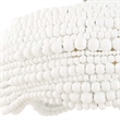 Uttermost Biddeford 5 Light White Beaded Pendant
