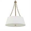 Uttermost Andalucia 4 Light Drum Pendant in White