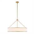 Uttermost Algiers 8 Light Drum Pendant in White
