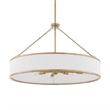 Uttermost Algiers 8 Light Drum Pendant in White