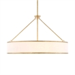 Uttermost Algiers 8 Light Drum Pendant in White