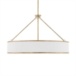 Uttermost Algiers 8 Light Drum Pendant in White