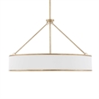 Uttermost Algiers 8 Light Drum Pendant in White