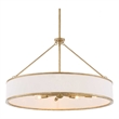 Uttermost Algiers 8 Light Drum Pendant in White