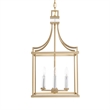 Uttermost Montreal 4 Light Brass Lantern Pendant
