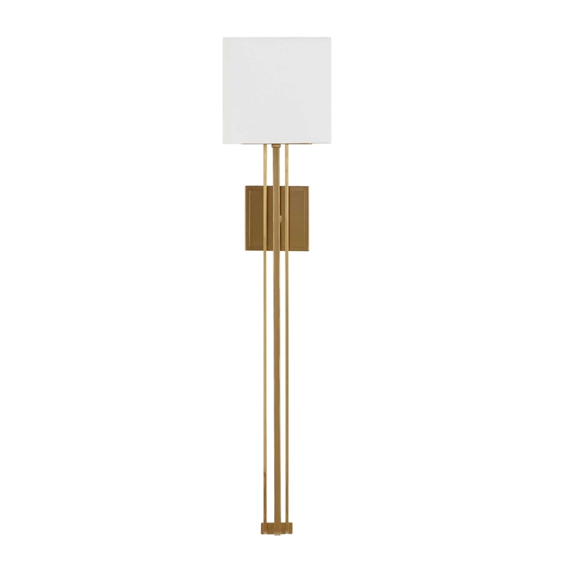 Uttermost Trenton 2 Light Brass Sconce