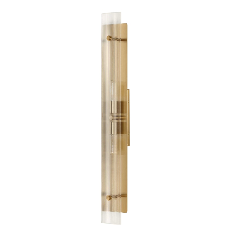 Uttermost Elmhurst 2 Light Vanity Sconce in Brass