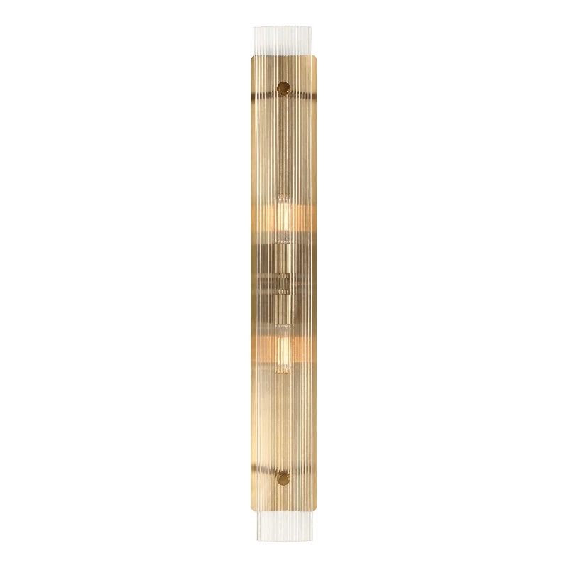 Uttermost Elmhurst 2 Light Vanity Sconce in Brass