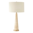 Uttermost Perkins Travertine Table Lamp in Brown/Beige