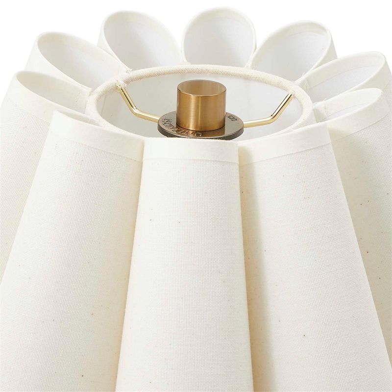 Uttermost Lilabet Fluted Shade Table Lamp in Gold