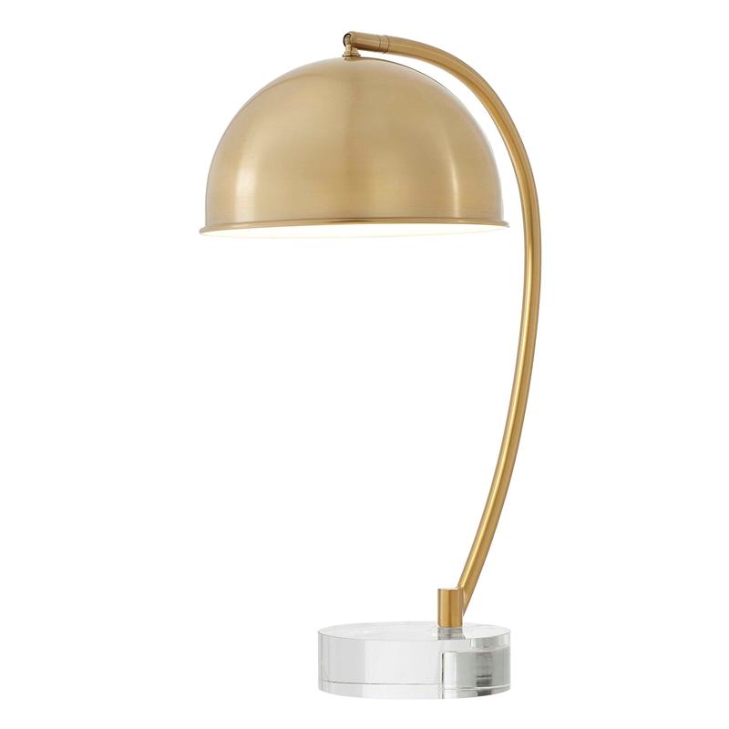 Uttermost Romani Brass Desk Lamp in Antique Brass