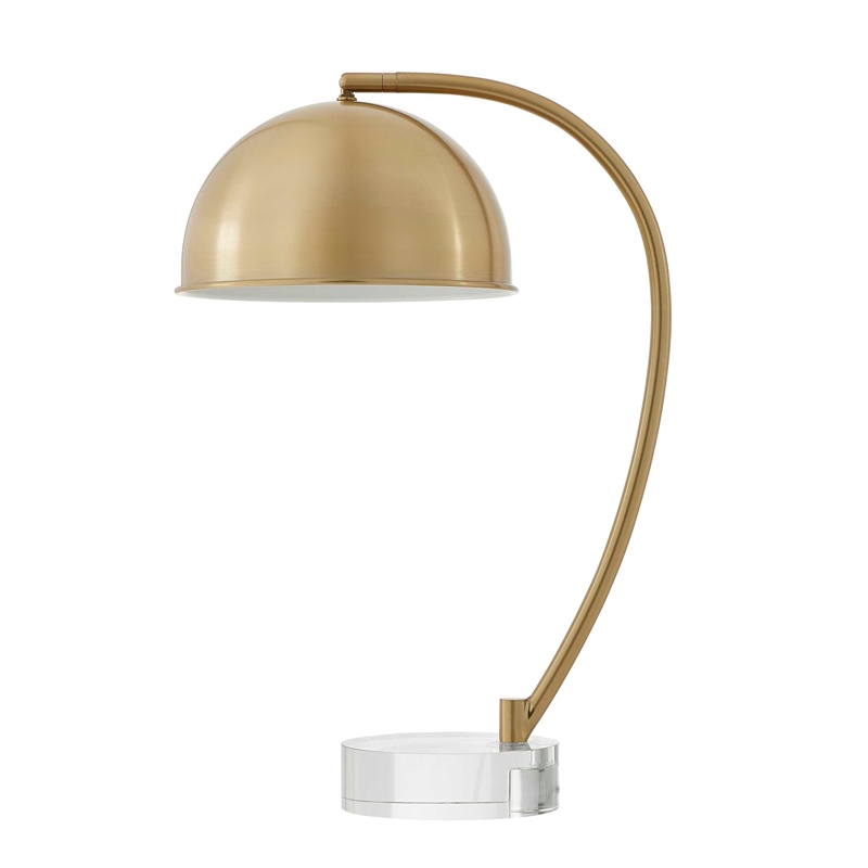 Uttermost Romani Brass Desk Lamp in Antique Brass