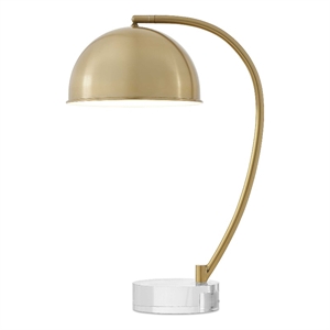 Uttermost Romani Brass Desk Lamp in Antique Brass