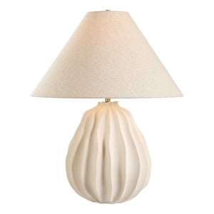 Uttermost Javary Matte Beige Table Lamp