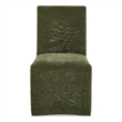 Uttermost Moro Armless Moss Dining Chair in Green