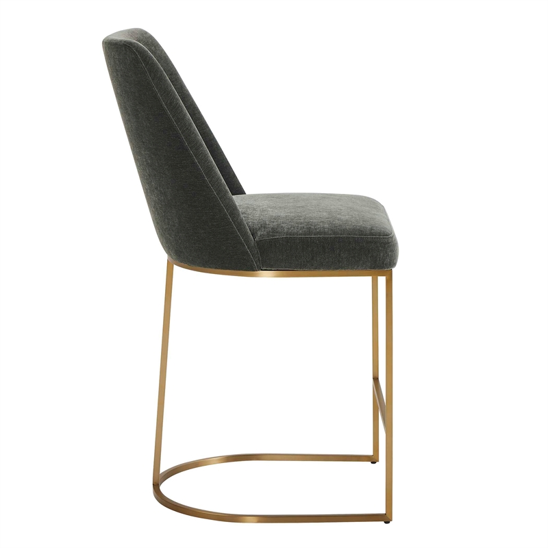 Uttermost Hanni Charcoal Counter Stool
