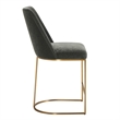 Uttermost Hanni Charcoal Counter Stool