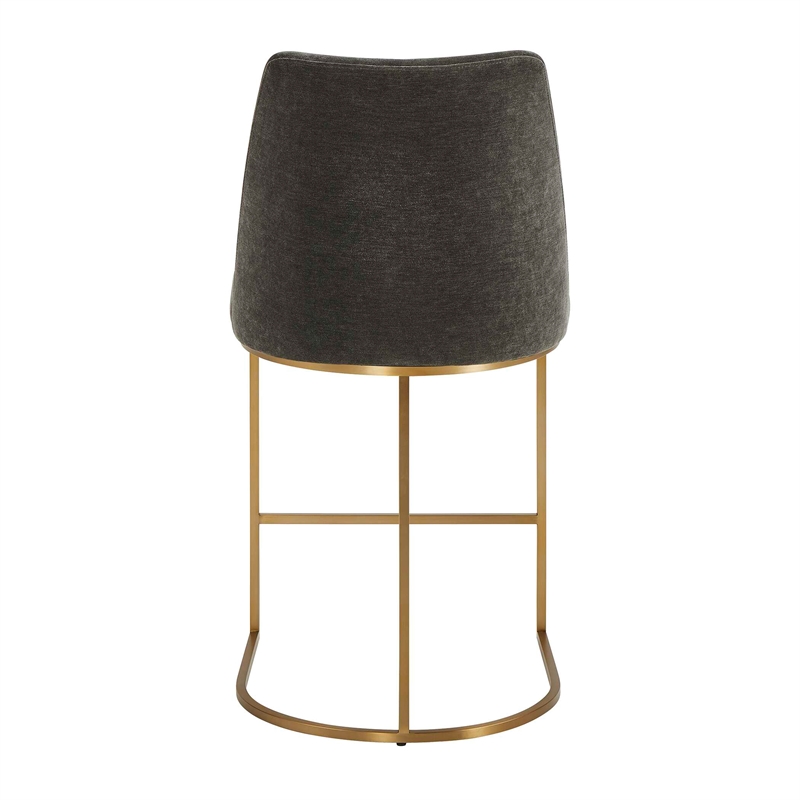 Uttermost Hanni Charcoal Counter Stool