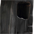 Uttermost Cipher Black Wood Totems in Black (Set of 2)