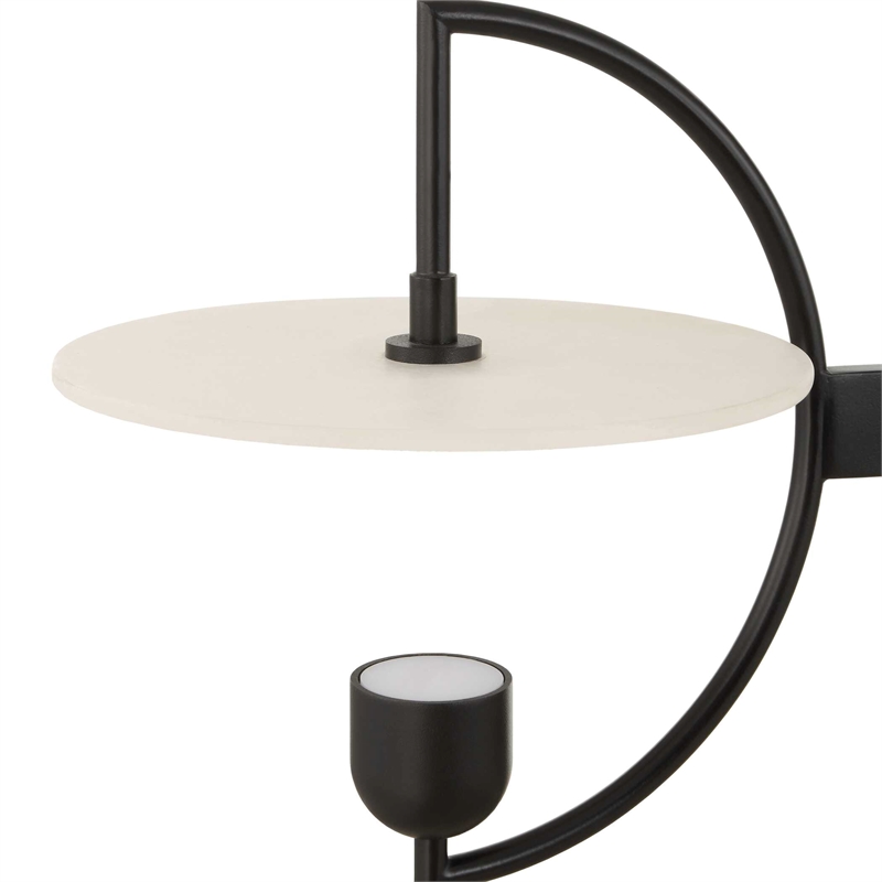 Uttermost Kyoto 4 Light Linear LED Chandelier in Black