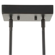 Uttermost Kyoto 4 Light Linear LED Chandelier in Black