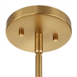 Uttermost Poppins 8 Light Brass Chandelier in Brass