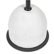 Uttermost Morro White Marble Side Table