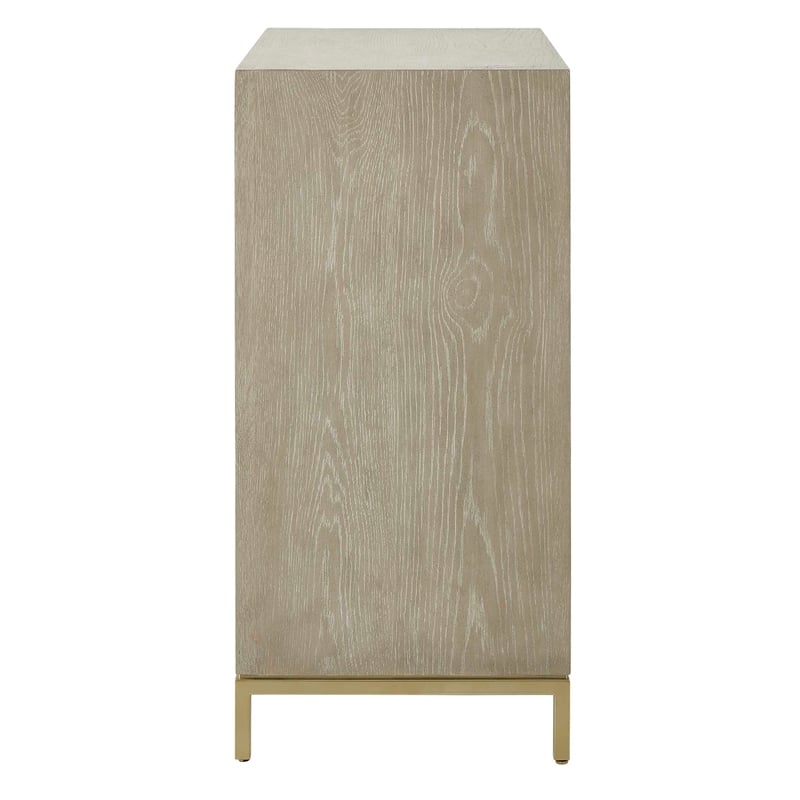Uttermost Alessia Washed 2 Door Cabinet in Oak