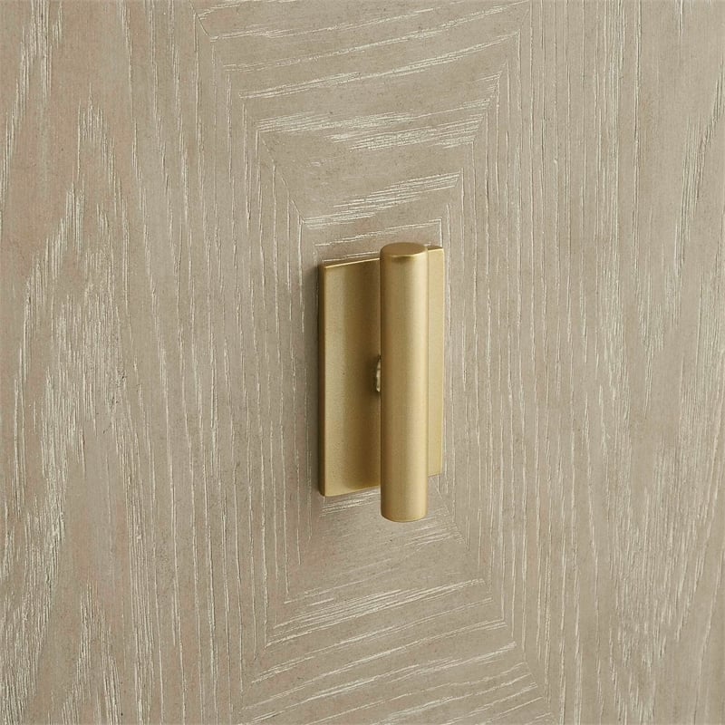 Uttermost Alessia Washed 2 Door Cabinet in Oak