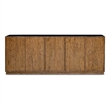 Uttermost Kelvin 5-Doors Solid Mahogany Wood Frame Media Console in Teak