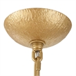 Uttermost Seville 9 Light Gold Chandelier in Gold