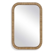 Uttermost Farmhouse Rectangular Wall Mirror in Brown