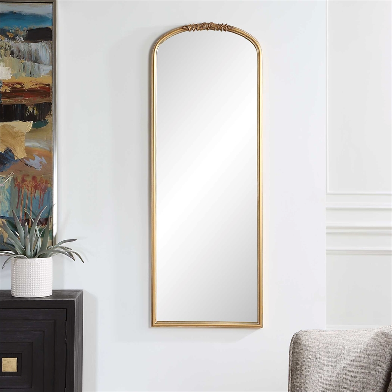 Uttermost Farmhouse Mirror in Gold