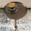 Uttermost Aluminum and Iron Accent Table in Bronze