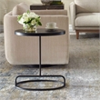 Uttermost Aluminum and Iron Accent Table in Black