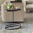 Uttermost Aluminum and Iron Accent Table in Black