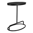 Uttermost Aluminum and Iron Accent Table in Black