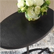 Uttermost Aluminum and Iron Accent Table in Black
