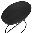 Uttermost Aluminum and Iron Accent Table in Black