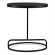 Uttermost Aluminum and Iron Accent Table in Black