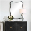 Uttermost Pavia Vanity Mirror in Black
