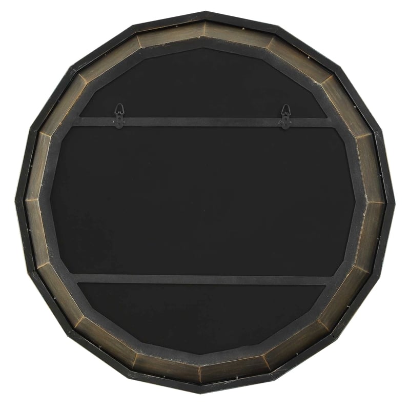 Uttermost Neve Round Mirror in Bronze