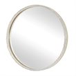 Uttermost Break The Ice Round Mirror in Warm Champagne Iron Frame