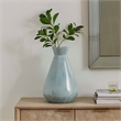 Uttermost Flare Spire Indoor-Outdoor Ceramic Vase in Blue