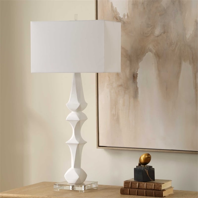 Uttermost Mayme Table Lamp in White