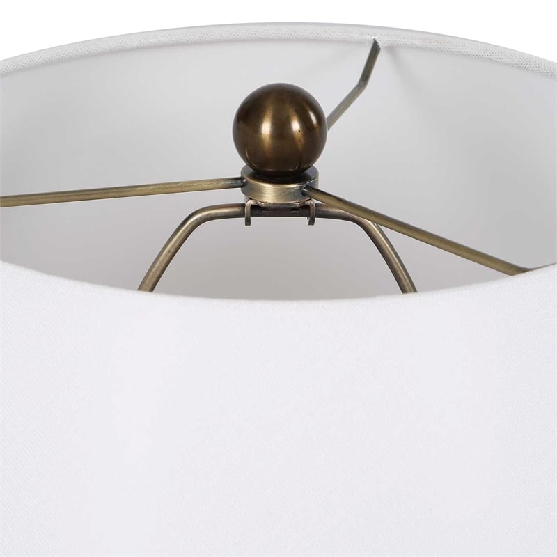 Uttermost Irena Sphere Table Lamp in White