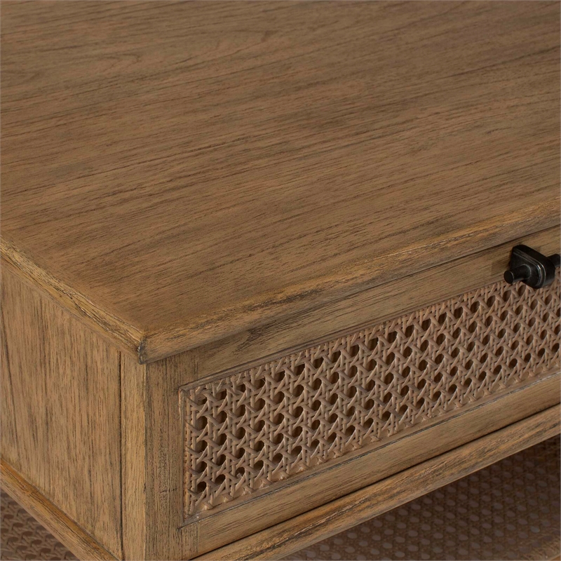 Uttermost Coast Mid-Century Coffee Table in Brown
