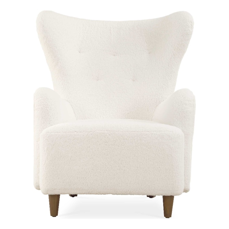 Uttermost Ingel Wingback Armchair in White