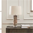 Uttermost Vale Table Lamp with Ceramic Base in Beige Hues