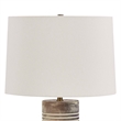 Uttermost Vale Table Lamp with Ceramic Base in Beige Hues